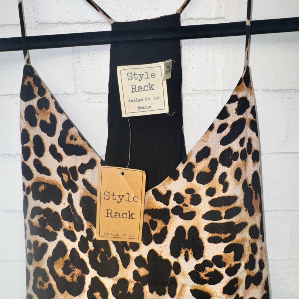 Style Rack Animal Print Slip Dress NWT - Picture 5 of 7